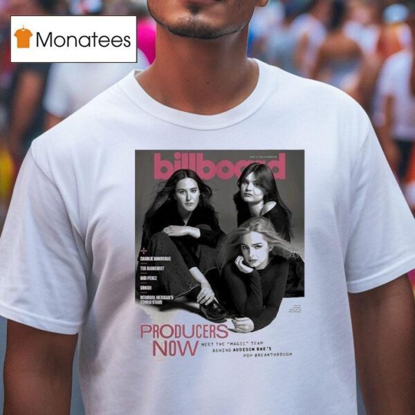 Addison Rae Billboard Magazine Cover At August In Producers Now Pop Breakthrough Photography T Shirt