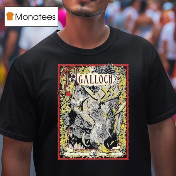 Agalloch Tour Revolution Hall Portland Oregon Aug T Shirt