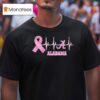 Alabama Heartbeat Pink Ribbon Breast Cancer T Shirt