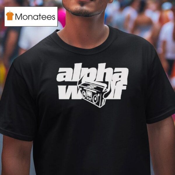 Alpha Wolf Devil Boombox T Shirt