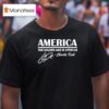 America The Golden Age Is Upon Us Charlie Kirk Signature T Shirt