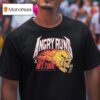 Angry Runs Nfl Tour Helmet Skull Flames T Shirt