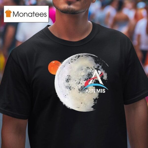 Artemis Moon And Mars T Shirt