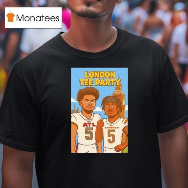 Atlanta Falcons And Cincinnati Bengals Nfl London Party T Shirt