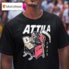 Attila Pizza Grim Reaper Sofa T Shirt