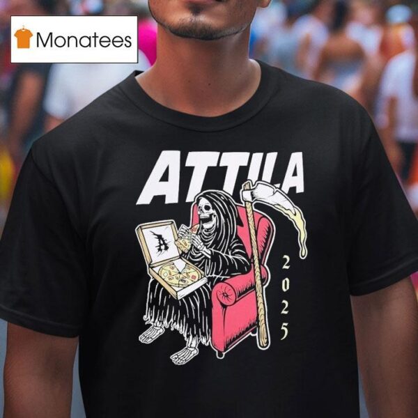 Attila Pizza Grim Reaper Sofa T Shirt