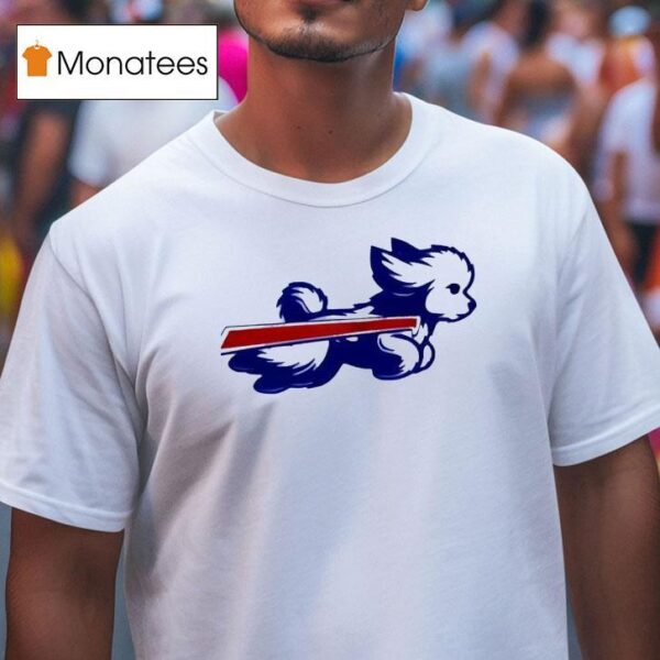 Bichon Fris Buffalo Bills Football Parody Logo T Shirt