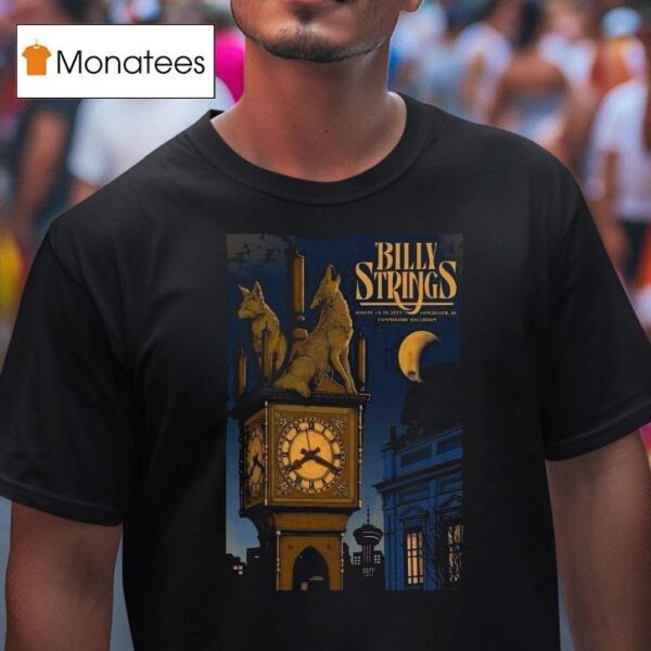 Billy Strings Commodore Ballroom In Vancouver Bc Aug T Shirt