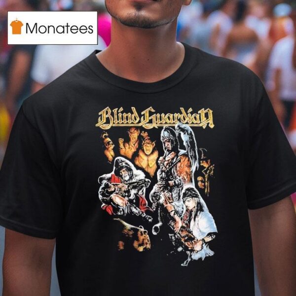 Blind Guardian Tales Somewhere Collage T Shirt