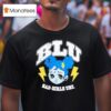 Blu Sad Girlz Uni Boyfriend T Shirt