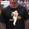 Breece Hall Superstar Pose Iowa Hawkeyes T Shirt