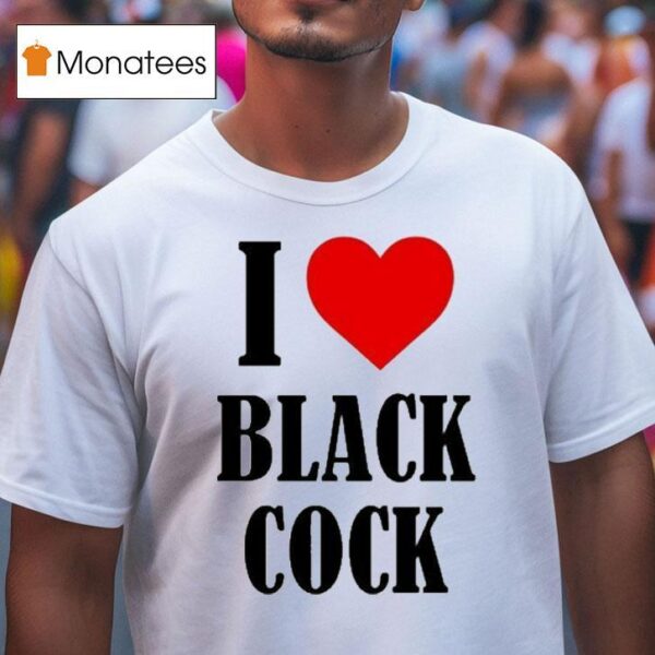 Bryce Hall Wearing I Love Black Cock T Shirt