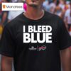 Buffalo Bills I Bleed Blue Connect Life T Shirt