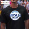 Busch Light Logo Brewed In Usa T Shirt