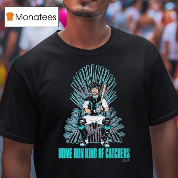 Cal Raleigh Home Run King Of Catchers T Shirt