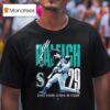 Cal Raleigh Seattle Mariners Single Season Catcher Home Run Record T Shirt