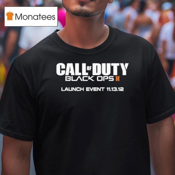 Call Of Duty Black Ops Ii Launch Event T Shirt