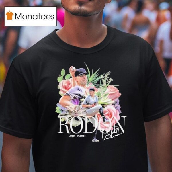 Carlos Rodon New York Yankees Floral T Shirt