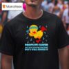 Cartoon Chick Karate Kick Prostate Cancer May Have Started The Fight But I Will Finish I T Shirt