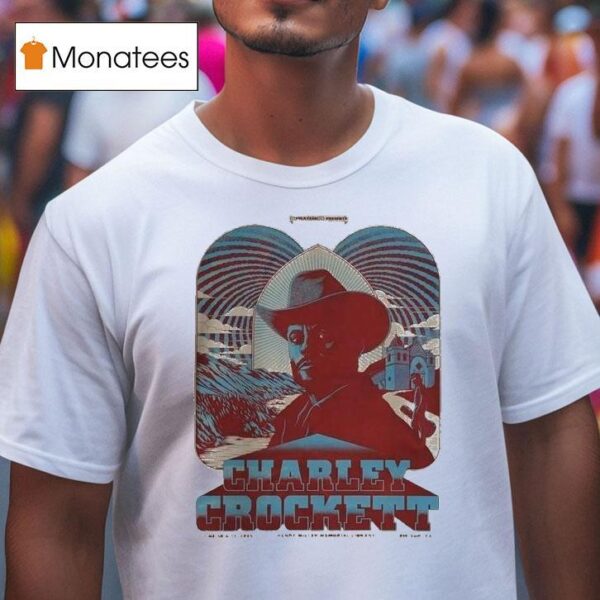 Charley Crockett Concert At Henry Miller Memorial Library In Big Sur On June Western T Shirt