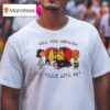 Charlie Brown And Lucy The Peanuts Will You Abolish The Police With Me T Shirt