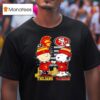 Charlie Brown San Francisco Ers Vs Snoopy Usc Trojans City Skyline T Shirt