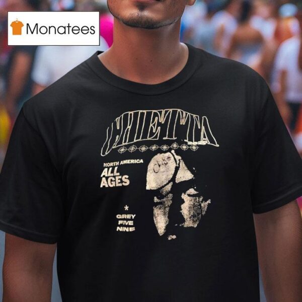 Chetta North America All Ages Grey Five Nine T Shirt