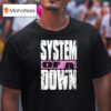 Chicago System Of A Down Soldier Field Tour T Shirt