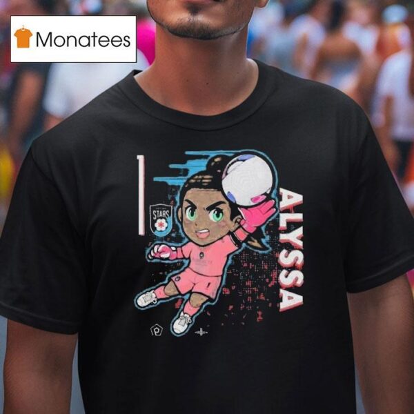 Chicago Stars Alyssa Naeher Caricature T Shirt