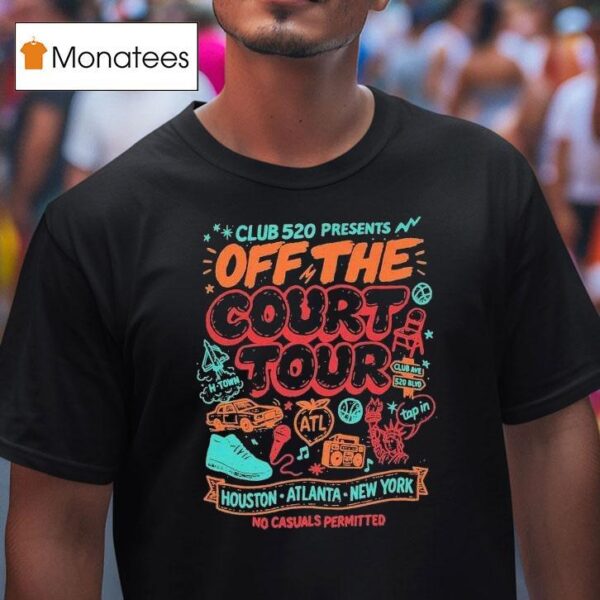 Club Off The Court Tour No Casuals Permitted T Shirt