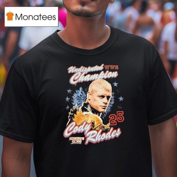 Cody Rhodes Summerslam Undisputed Wwe Champion T Shirt