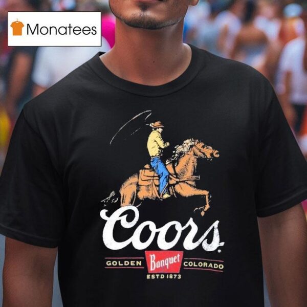 Coors Banquet Rodeo Cowboy Est T Shirt