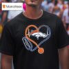 Denver Broncos Nurse Heartbeat Stethoscope T Shirt