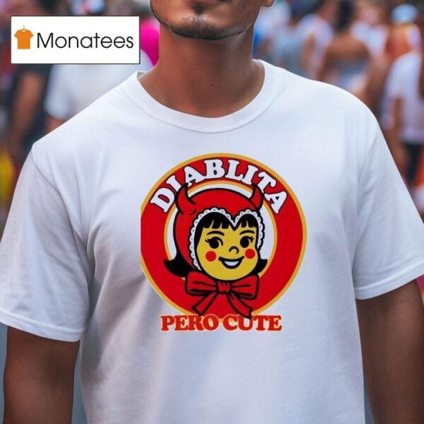 Diablita Pero Cute Ringer T Shirt