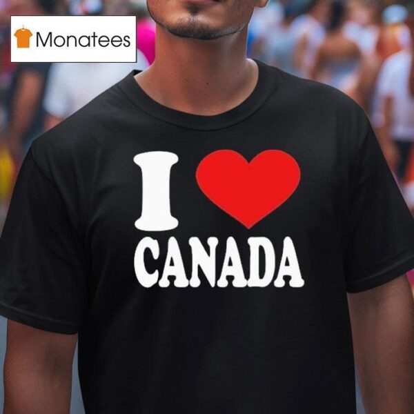 Elon Musk I Love Canada T Shirt