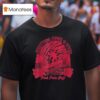Everything Comes In Waves Pink Palm Puff T Shirt