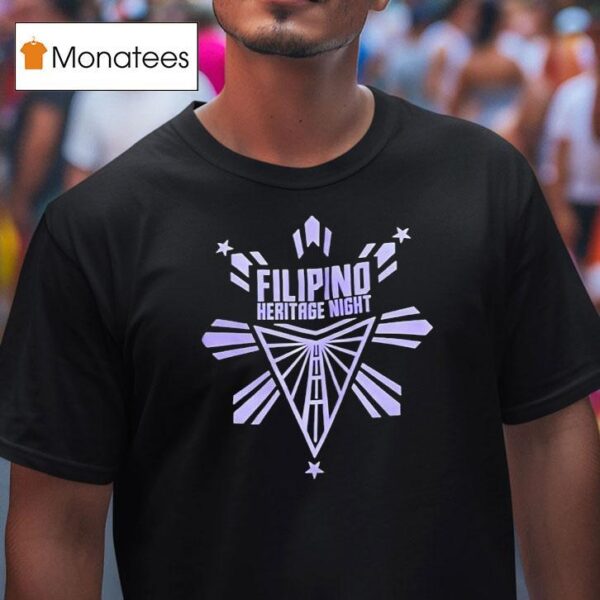 Filipino Heritage Night Golden State Valkyries Logo T Shirt
