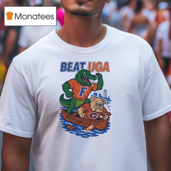Florida Gators Beat Uga Georgia Bulldogs Okefenokee T Shirt