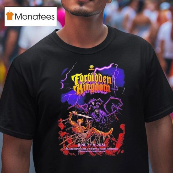 Forbidden Kingdom Spider Zone Orlando T Shirt