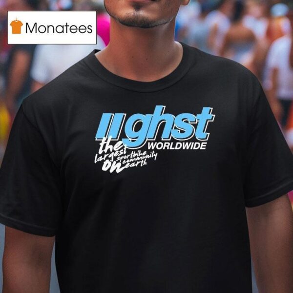 Ghost Racing Ghost The Largest Sportbike Community On Earth Worldwide T Shirt
