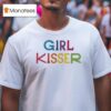Girl In Red Girl Kisser T Shirt