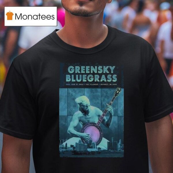 Greensky Bluegrass The Fillmore In Detroit Mi Aug T Shirt