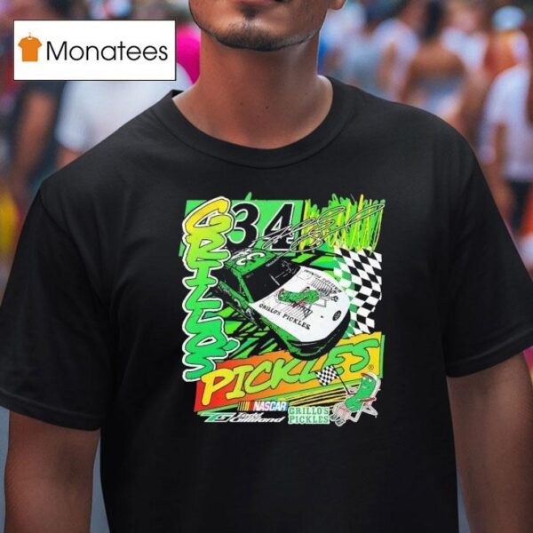 Grillo S Pickles Nascar Todd Gilliland Racing Signature T Shirt