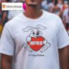 Heart Rabbit Fucking Rabbits T Shirt