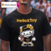 Hello Kitty X Washington Commanders Cat Nfl Fan T Shirt