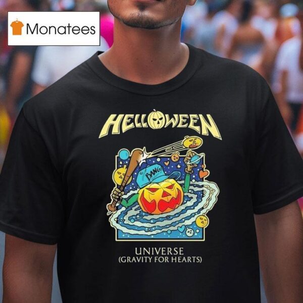 Helloween Giants And Monsters Universe Gravity For Hearts Halloween T Shirt