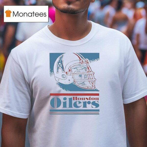 Houston Oilers Football Helme T Shirt