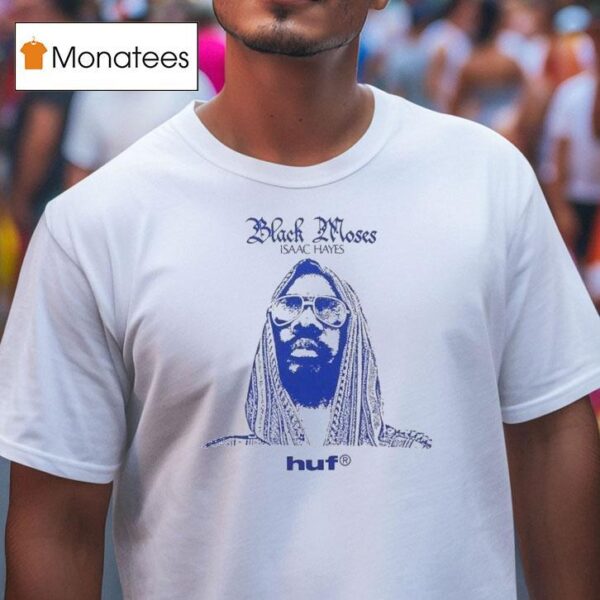 Huf X Isaac Hayes Black Moses T Shirt