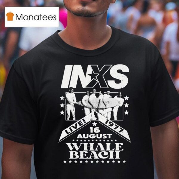 Inxs Whale Beach Live Flyer T Shirt