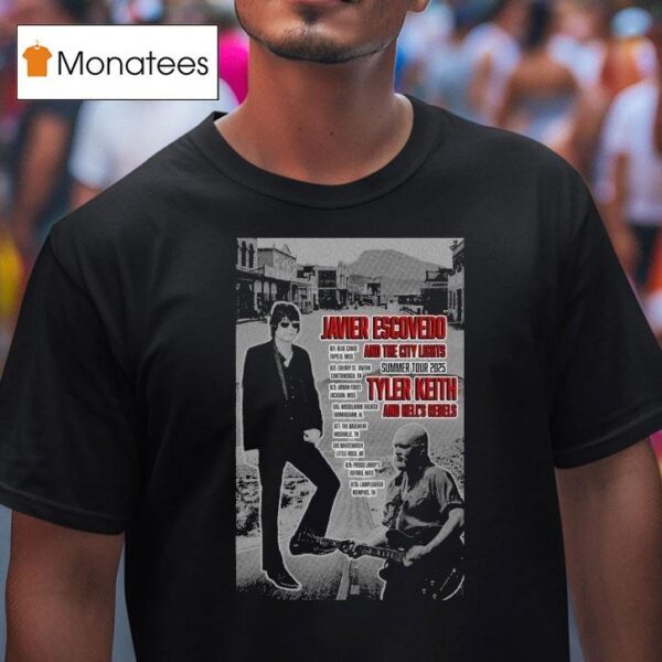 Javier Escovedo And The City Lights Summer Tour T Shirt